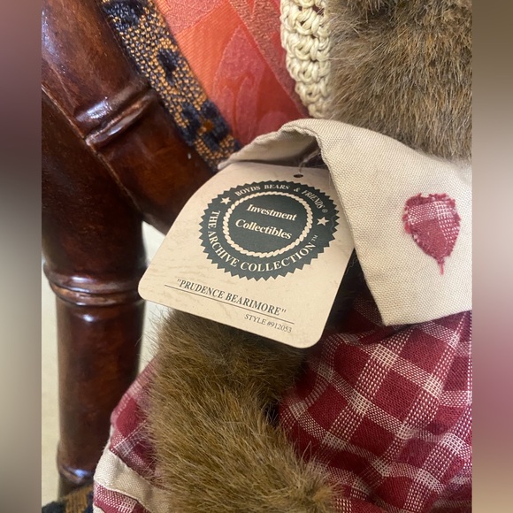 NWT Retired -1999 Boyds Bear Plush Prudence Bearimore #912053 - Picture 5 of 13